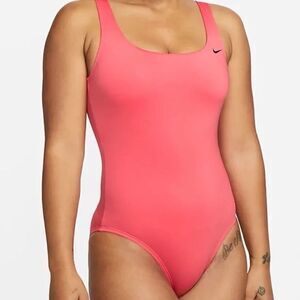 Nike Essential Women's‎ U-Back One-Piece Bathing Suit Sea Coral- Size XL